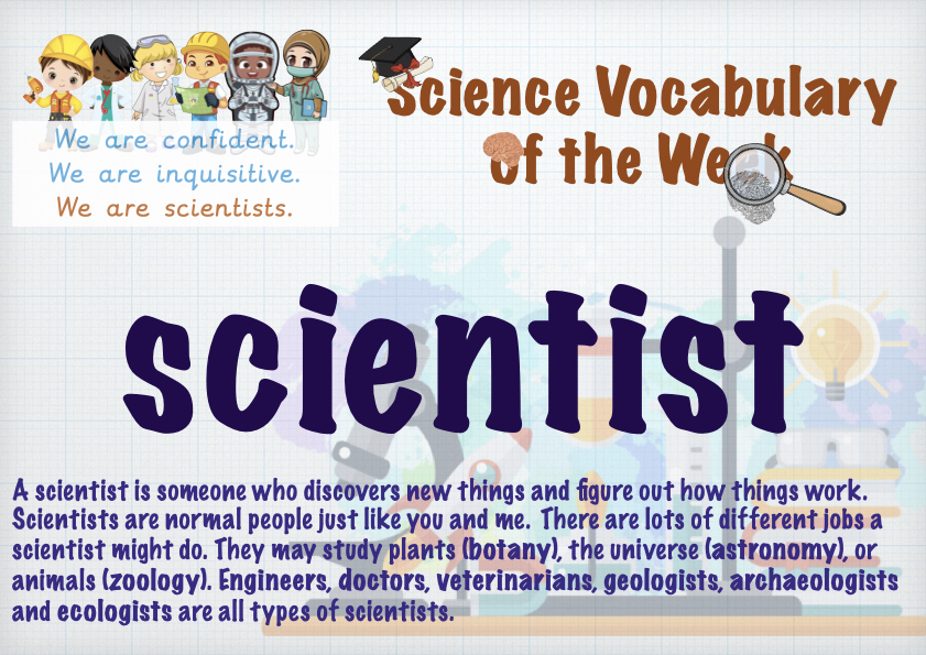 ‎Science Word - scientist.‎001